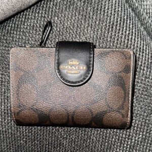 Coach Brown and Black Wallet